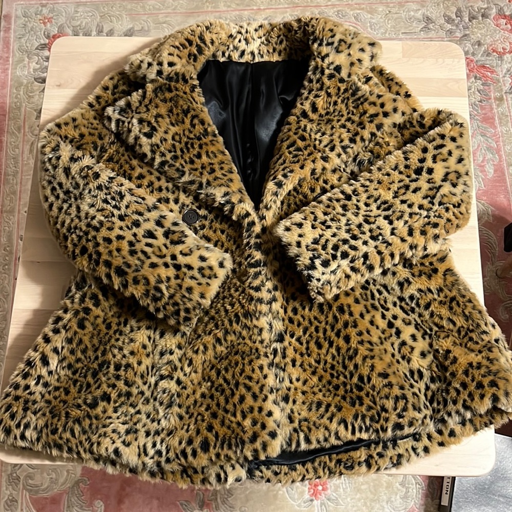 Sexy Dynamite London leopard print coat NANA cosplay 🪷💋🎙🖤